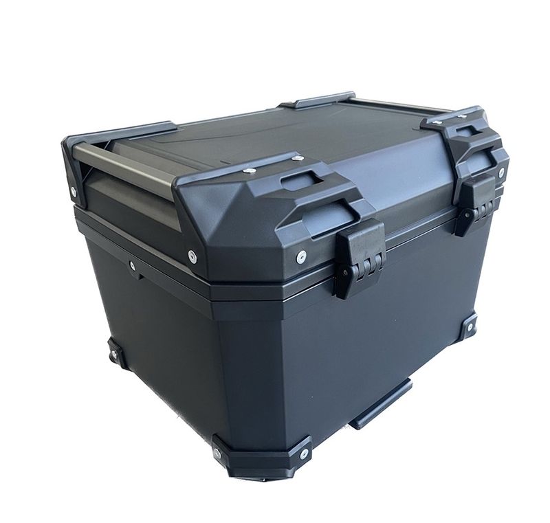 Cutie Portbagaj Motocicleta Scuter ATV 30L Valiza Negru Reflectorizant Lacat