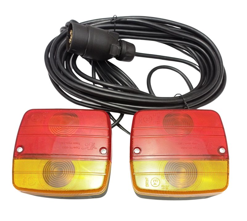 2 x Lampa Spate pentru Camion Remorcă Caravana Magent 4 Functii 12v 24v