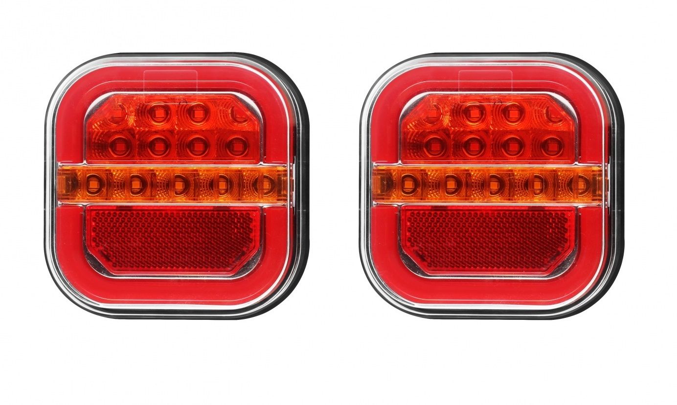 2 x LED Neon Lampa Lumini Spate pentru Camion Remorca 5 functii 12v 24v
