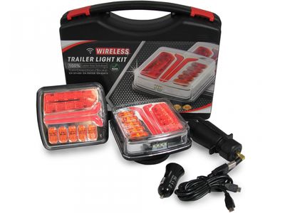 2 x Wireless LED Magnet Lumină spate de Remorca Camion 12v 24v