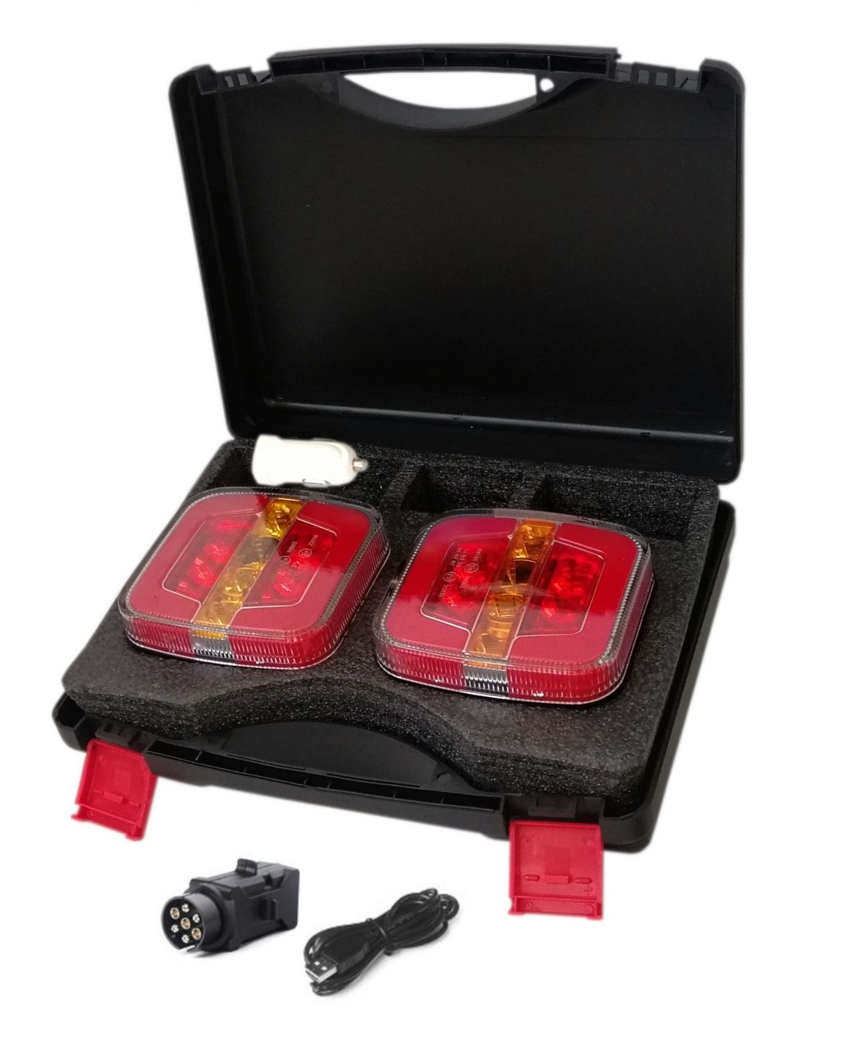 2 x Wireless Neon LED Magnet Lumină spate de Remorca Camion 12v 24v E9