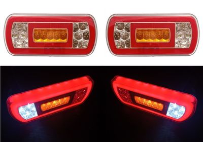 2 x Lumina Lampa spate remorca ,Lumini de frână stânga dreapta remorca camion LED 12v