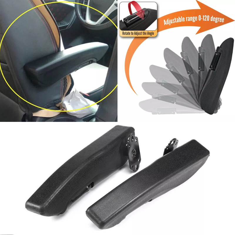 2 x Cotiera Auto Universal pentru Scaun potrivite pentru Auto Microbuze Canion Masini Autobuze Negru