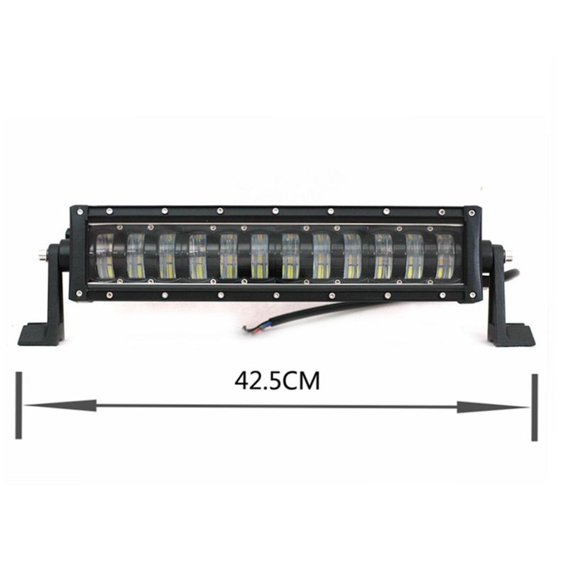 42.5cm LED Bar 9D cu Lupe 12V-24V,Hi/Low Beam 7680Lm 96W Proiector Auto SUV Off Road