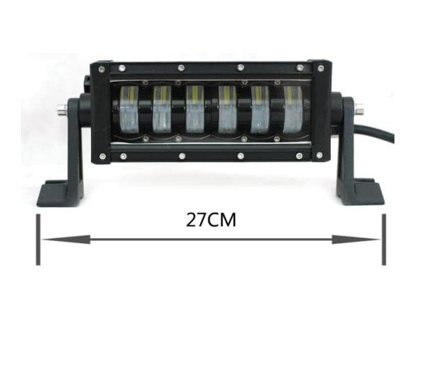 27cm LED Bar 9D cu Lupe 12V-24V,Hi/Low Beam 3840Lm 48W Proiector Auto SUV Off Road