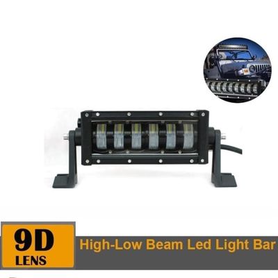 27cm LED Bar 9D cu Lupe 12V-24V,Hi/Low Beam 3840Lm 48W Proiector Auto SUV Off Road