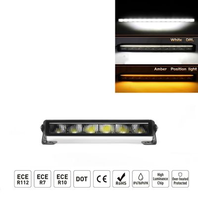 LED BAR Lumini Proiector Lampa de lucru  34.5cm 5900Lm 40W Alb/Galben DRL 10-30v Auto SUV Off Road
