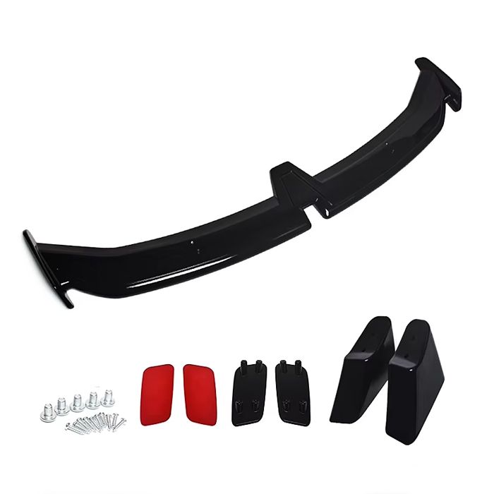 Spoiler Eleron Spate 140cm  Portbagaj Universal Аripă Lucios Negru lipicios Trunchi Capac Masina Auto
