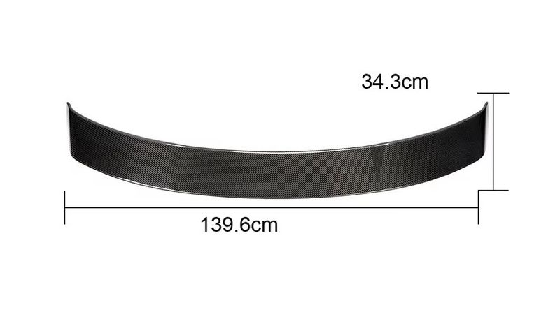 Spoiler Eleron Spate Portbagaj 140cm Universal Аripă Aspect Carbon Trunchi Capac Masina Auto