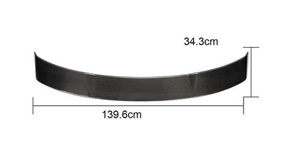 Spoiler Eleron Spate Portbagaj 140cm Universal Аripă Aspect Carbon Trunchi Capac Masina Auto