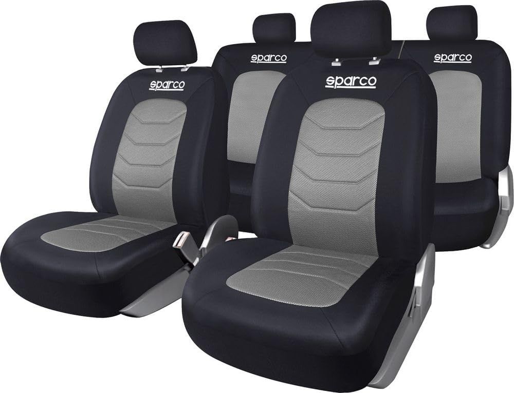 Huse Scaune pentru Masini Auto Universal Nergu Gri Lux Textil Set Complet