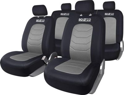 Huse Scaune pentru Masini Auto Universal Nergu Gri Lux Textil Set Complet