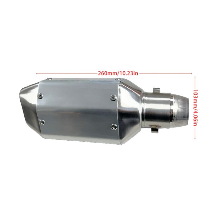 Toba Esapament Universala pentru Motocicleta Otel  270mm Cri cu  Accesorii de Prindere