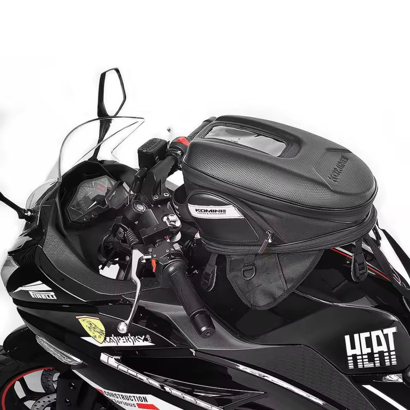 Moto Rucsac Aerodinamic Impermeabil Geanta Negru pentru Rezervorul de Motociclete cu Magnet