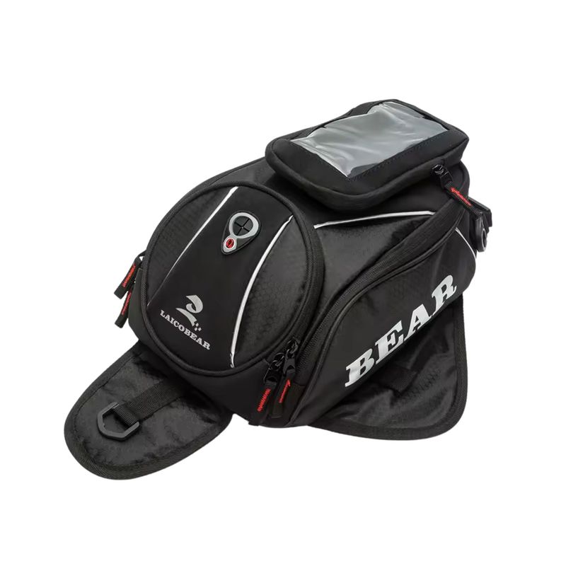 Moto Rucsac Aerodinamic Impermeabil Geanta Negru pentru Rezervorul de Motociclete cu Magnet