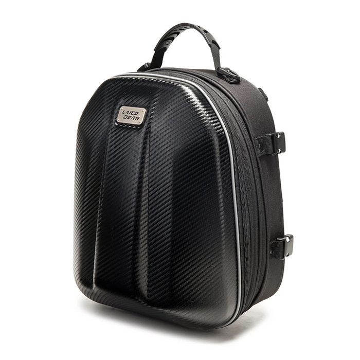 Moto Rucsac Aerodinamic Impermeabil Geanta Negru Carbon pentru Motociclete 35L
