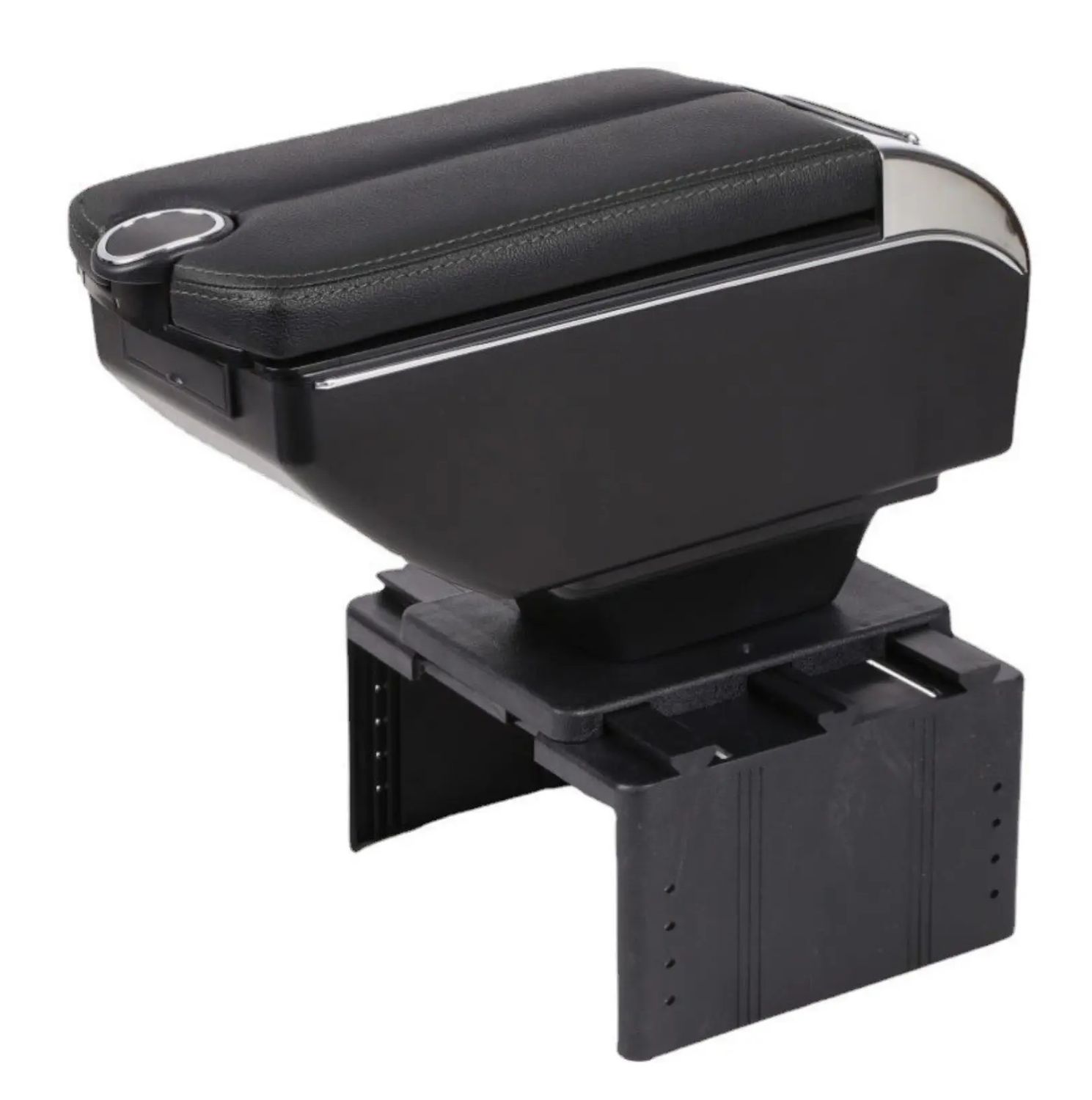 Cotiera Auto Universal Piele cu trei porturi USB pentru Auto Microbuze Canion Masini Autobuze Negru