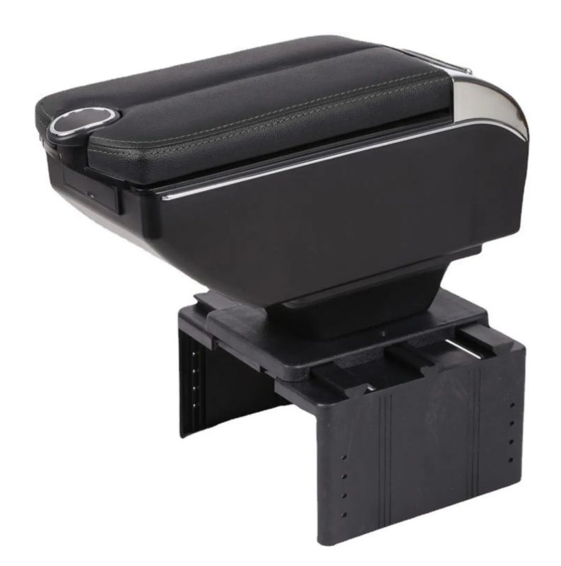 Cotiera Auto Universal Piele cu trei porturi USB pentru Auto Microbuze Canion Masini Autobuze Negru