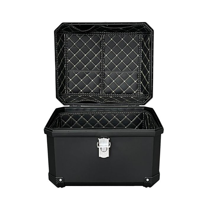 Cutie Portbagaj Motocicleta Scuter ATV 57L Valiza Negru