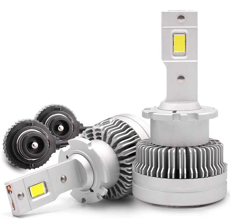 2 x Led D2S Xenon 12-24V 50000lm Canbus Lumini Lampa Faruri Becuri Auto Camoin Moto 6000K