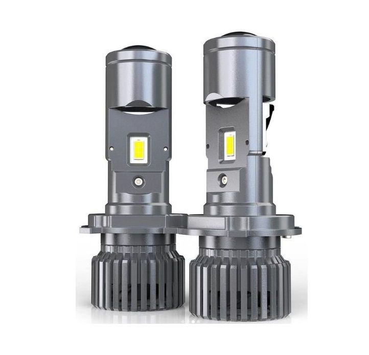 2 x Led H4 Lumini Lampa Faruri Becuri Auto Camoin Moto Hi/Low Beam 80W 12000lm 6500K 12V 24V