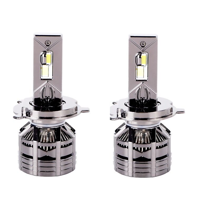 2 x Led H4 Lumini Lampa Faruri Becuri Auto Camoin Moto Hi/Low Beam 80W 12000lm 6500K 12V 24V