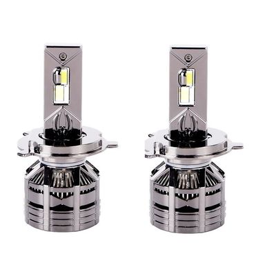 2 x Led H4 Lumini Lampa Faruri Becuri Auto Camoin Moto Hi/Low Beam 80W 12000lm 6500K 12V 24V