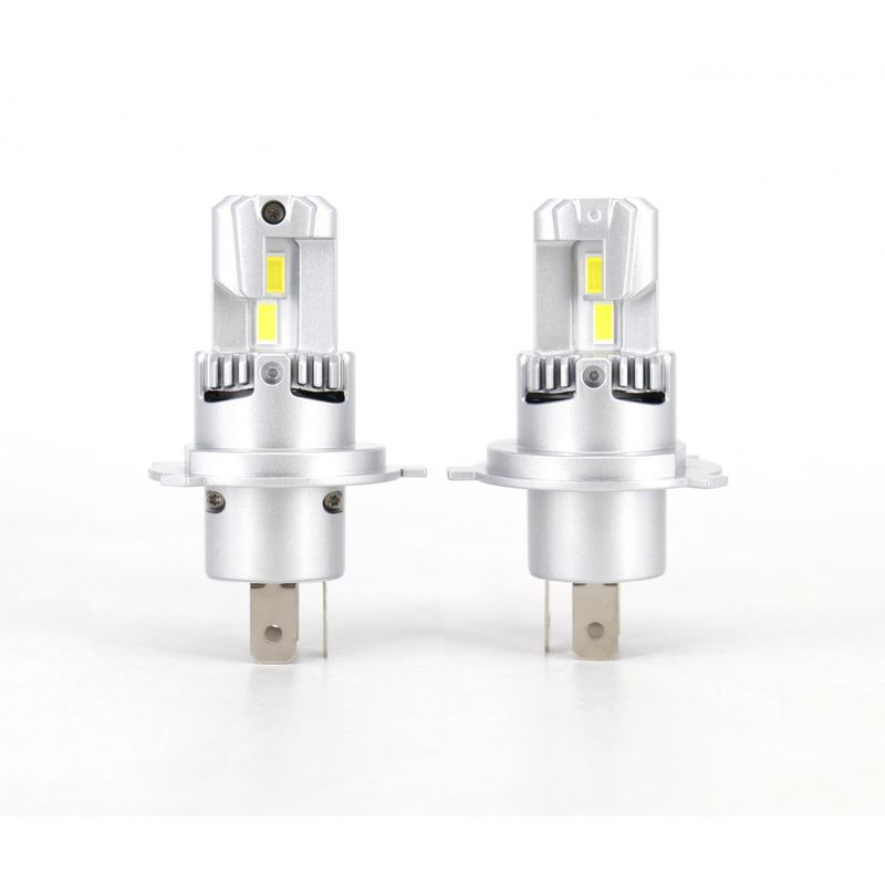 2 x LED E4P H4 12V 50W 15000lm Lumini Lampa Faruri Becuri Auto Camoin Moto Hi/Low Beam 6500K