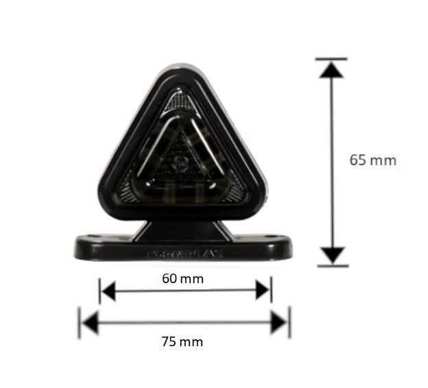 2 x LED Lumini Lampa Pozitie Gabarit Laterala,lumini de marcaj indicator Marker pentru Remorcă Camion 12V 24V Rosu Galben