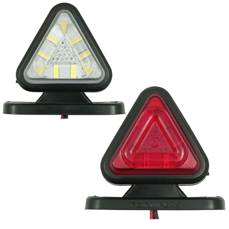 2 x LED Lumini Lampa Pozitie Gabarit Laterala,lumini de marcaj indicator Marker pentru Remorcă Camion 12V 24V Rosu Alb