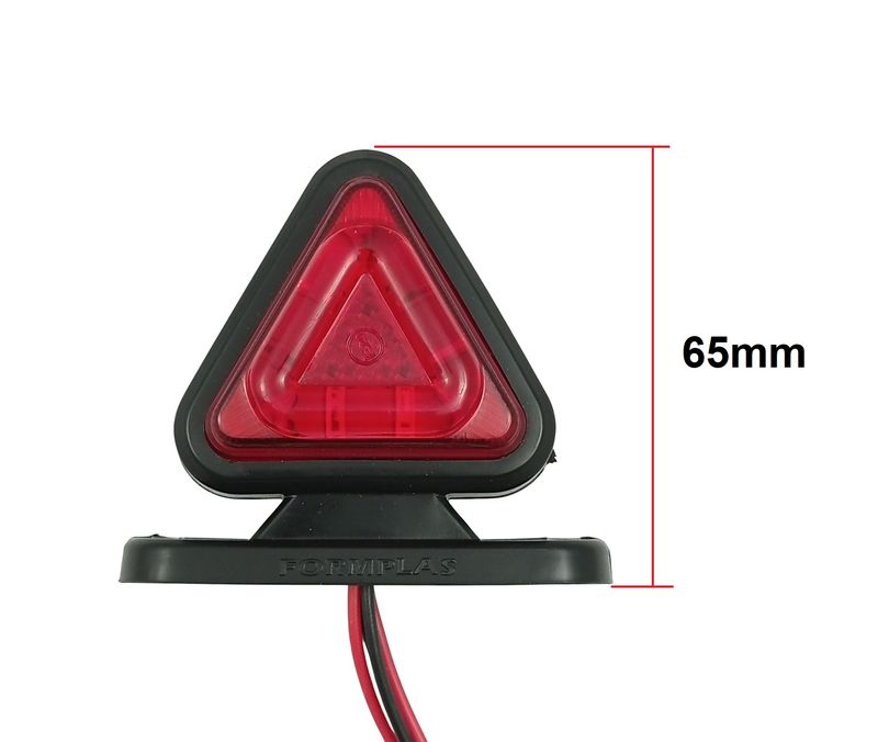 2 x LED Lumini Lampa Pozitie Gabarit Laterala,lumini de marcaj indicator Marker pentru Remorcă Camion 12V 24V Rosu Alb