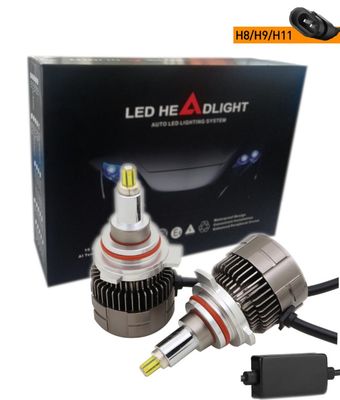 2 x H8 H9 H11 3D CSP 12V 100W 20000lm 360° 6000K Canbus fără Eroare Lumini Lampa Faruri Becuri Auto Camoin Moto Hi/Low Beam 12V 24V