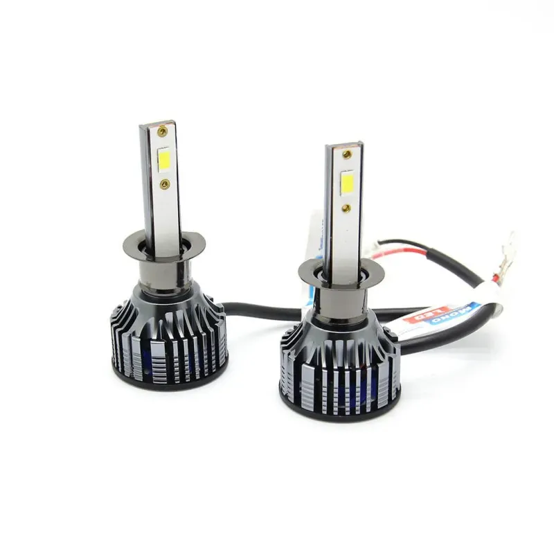 2 x LED H1 Photon Mono LED +3 Plus 12v 70W 10000LM Lumini Lampa Faruri Becuri Auto Camoin Moto