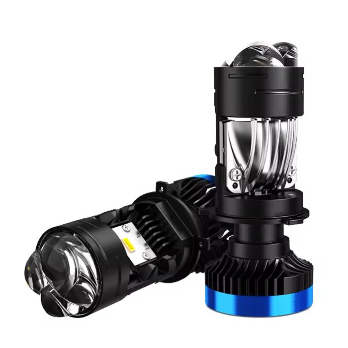 2 x Mini Bi LED H4 12V 24V 160W 30000lm 360° 6000K Canbus fără Eroare Lumini Lampa Faruri Becuri Auto Camoin Moto Faza lungă/Faza scurtă