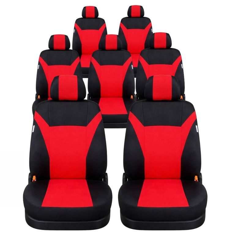 Huse Scaune 7 Locuri pentru VW Touran, Sharan, Ford Galaxy, Citroen C8, Peugeot 307SW, Citroen C4 Grand Picasso, Peugeot 806, 807 Masini Auto Universal Nergu Rosu Textil Set Complet Huse Scaune 7 Locuri pentru VW Touran, Sharan, Ford Galaxy, Citroen C8, Peugeot 307SW, Citroen C4 Grand Picasso, Peugeot 806, 807 Masini Auto Universal Nergu Rosu Textil Set Complet