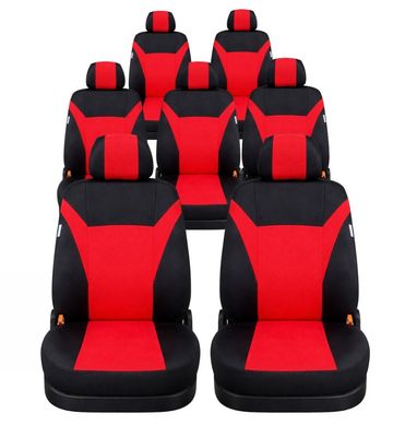 Huse Scaune 7 Locuri pentru VW Touran, Sharan, Ford Galaxy, Citroen C8, Peugeot 307SW, Citroen C4 Grand Picasso, Peugeot 806, 807 Masini Auto Universal Nergu Rosu Textil Set Complet Huse Scaune 7 Locuri pentru VW Touran, Sharan, Ford Galaxy, Citroen C8, Peugeot 307SW, Citroen C4 Grand Picasso, Peugeot 806, 807 Masini Auto Universal Nergu Rosu Textil Set Complet