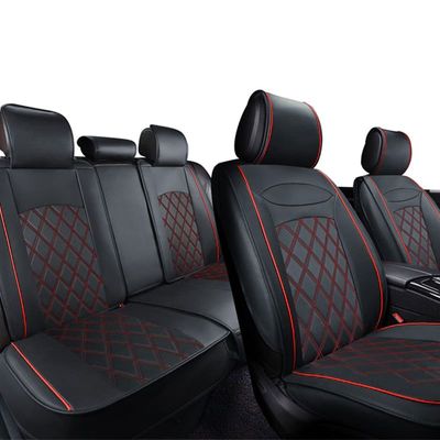 Huse Scaune pentru Masini Auto Universal Nergu Rosu Lux PU Piele Set Complet Huse Scaune pentru Masini Auto Universal Nergu Rosu Lux PU Piele Set Complet