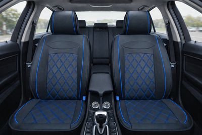 Huse Scaune pentru Masini Auto Universal Nergu Albastru Lux PU Piele Set Complet Huse Scaune pentru Masini Auto Universal Nergu Albastru Lux PU Piele Set Complet