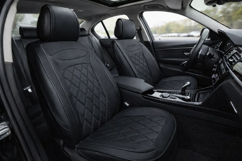 Huse Scaune pentru Masini Auto Universal Nergu Lux PU Piele Set Complet