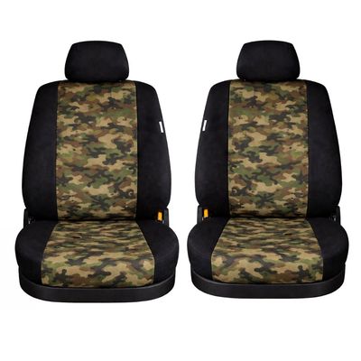 2 x Huse Scaune Auto Camuflaj  pentru Masini Auto Universal Textil