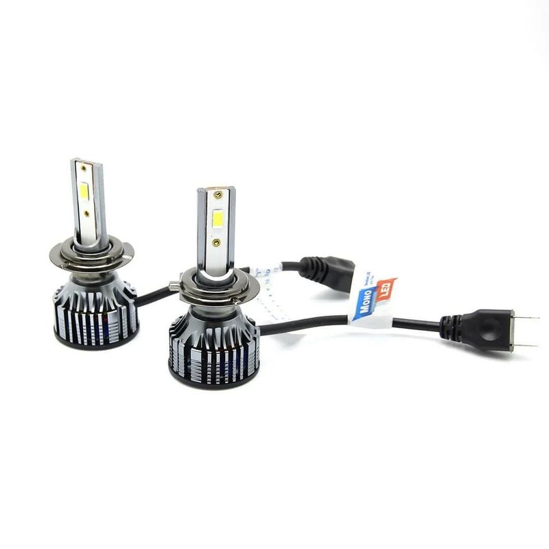 2 x LED H7 Photon Mono LED +3 Plus 12v 70W 10000LM Lumini Lampa Faruri Becuri Auto Camoin Moto