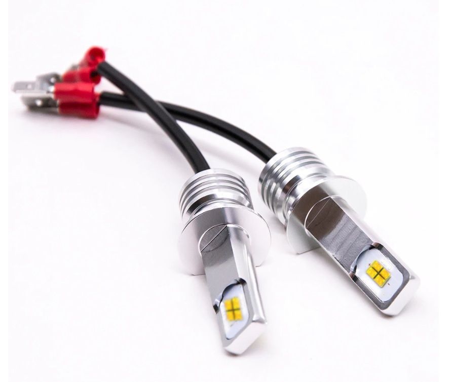 2 x H1 12V-24V 360° 6000K Lumini Lampa Faruri Becuri Auto Camoin Moto 12V 24V