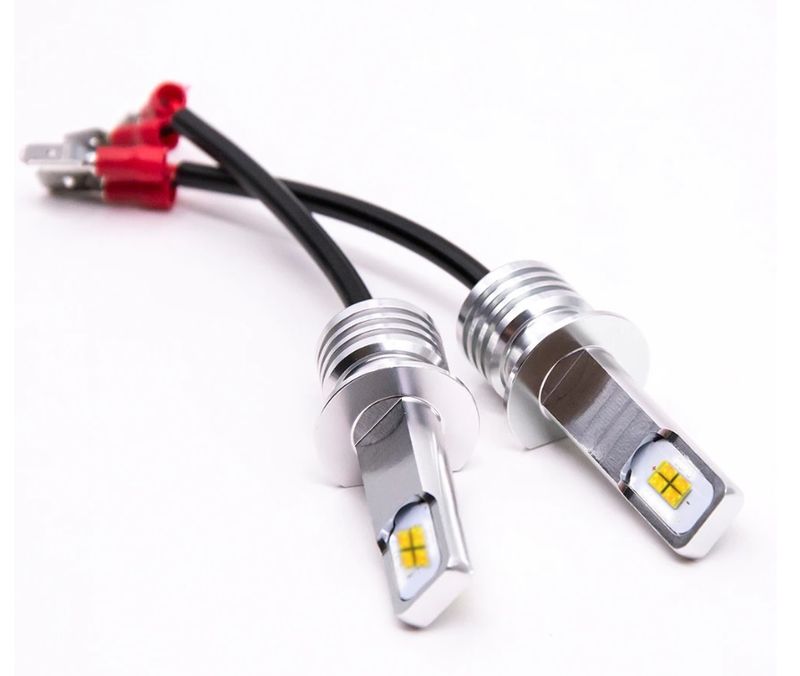 2 x H1 12V-24V 360° 6000K Lumini Lampa Faruri Becuri Auto Camoin Moto 12V 24V