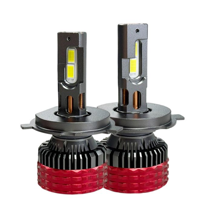 2 x LED H4 12V 30000LM 120W 6500K Lumini Lampa Faruri Becuri Bec Auto Camoin Moto Faza lungă/Faza scurtă