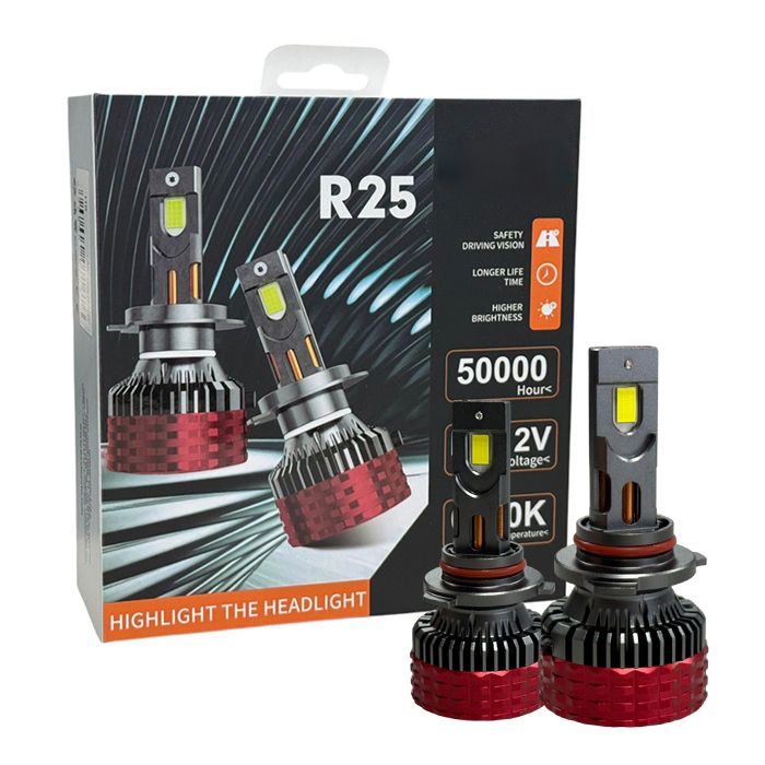 2 x LED HB3 9005 12V 30000LM 120W 6500K Lumini Lampa Faruri Becuri Bec Auto Camoin Moto Faza lungă/Faza scurtă