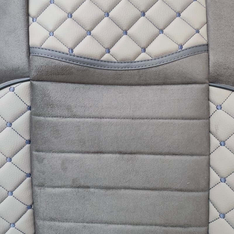 LUX Huse Scaune pentru DAF XG 2021+  Gri Camion PU Piele Textil