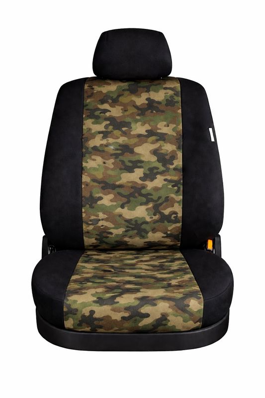 Camouflage Huse Scaune 5 Locuri Individuale pentru Ford Galaxy,Opel Zafira, S-MAX, C-MAX, VW Touran, Sharan,Citroen Picasso,Peugeot 308,5008  Toyota Corolla Verso Masini Auto Universal  Set Complet