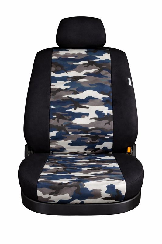 Camouflage Huse Scaune 5 Locuri Individuale pentru Ford Galaxy,Opel Zafira, S-MAX, C-MAX, VW Touran, Sharan,Citroen Picasso,Peugeot 308,5008  Toyota Corolla Verso Masini Auto Universal  Set Complet