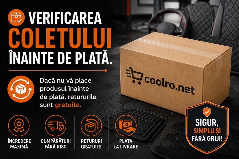 LUX Huse Scaune pentru FORD F-MAX 2018+ EURO 7 Rosu Camion PU Piele Textil