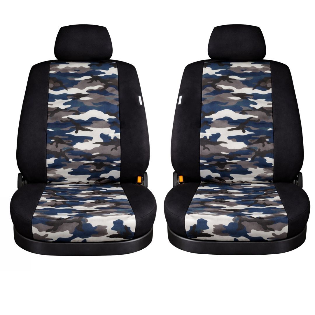 2 x Huse Scaune Auto Camuflaj  pentru Masini Auto Universal Textil